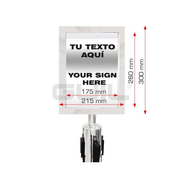 Guil - PST-A4V/P -  Separator Post | Z-Bombilla