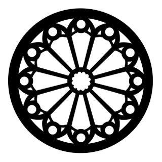 Rosco - 77537 - Aço Padrão Gobo - Igrejas e Heráldico | Z-Bombilla