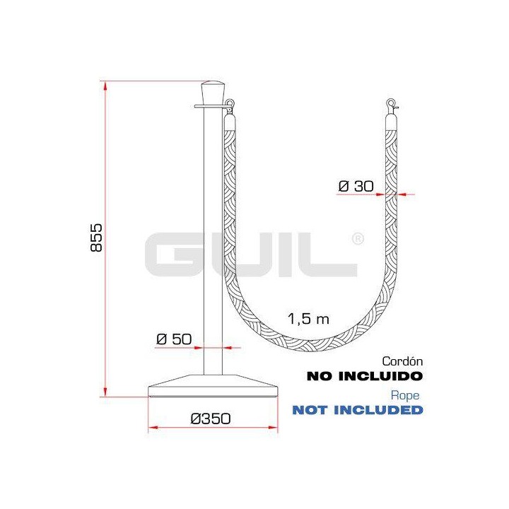 Guil - PST-41 - Post Separador | Z-Bombilla