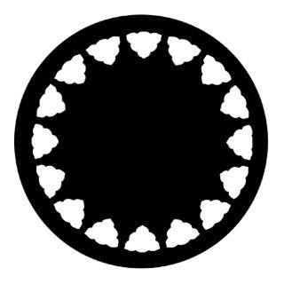 Rosco - 77540 - Aço Padrão Gobo - Igrejas e Heráldico | Z-Bombilla