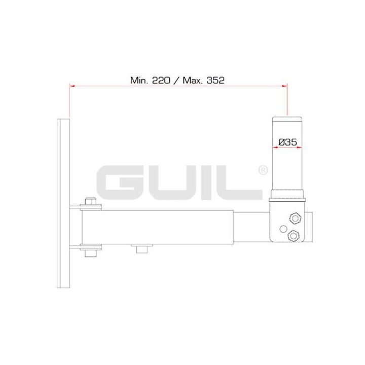 Guil - ALT-16 - Support Muraux | Z-Bombilla