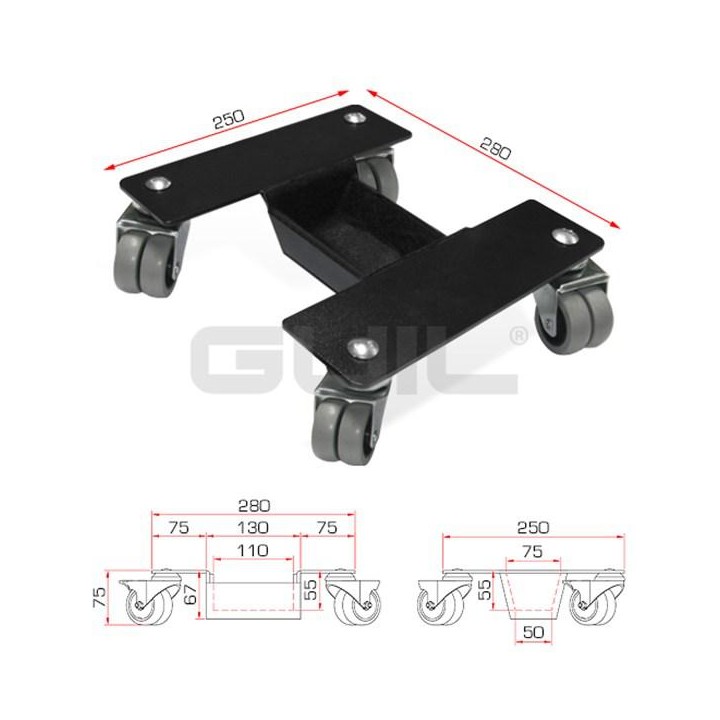 Guil - CP-04 - Piano Trolley | Z-Bombilla