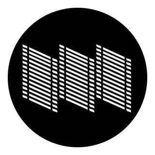 Rosco - 76567 - Aço Padrão Gobo - Janelas, Portas e Persianas | Z-Bombilla