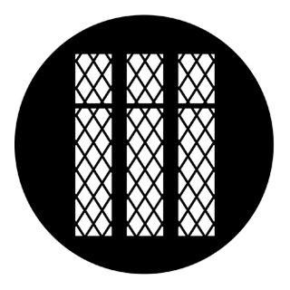 Rosco - 77124 - Aço Padrão Gobo - Janelas, Portas e Persianas | Z-Bombilla