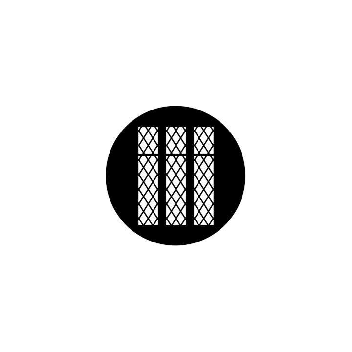 Rosco - 77124 - Aço Padrão Gobo - Janelas, Portas e Persianas | Z-Bombilla