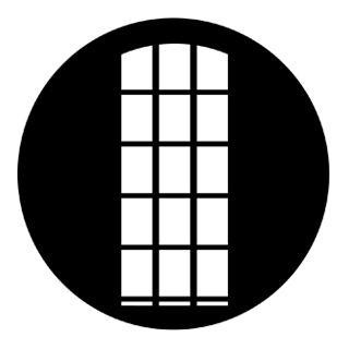 Rosco - 77135 - Aço Padrão Gobo - Janelas, Portas e Persianas | Z-Bombilla