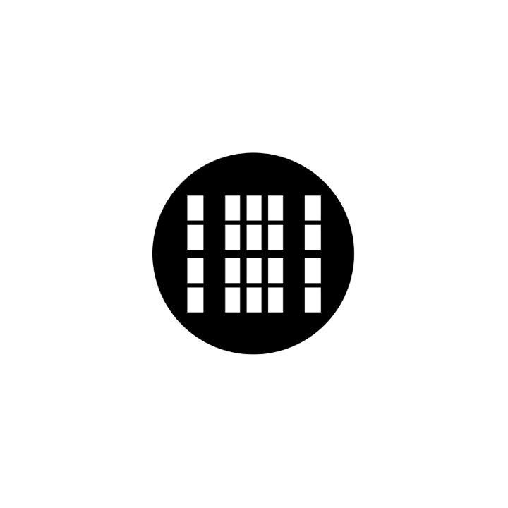 Rosco - 77137 - Aço Padrão Gobo - Janelas, Portas e Persianas | Z-Bombilla