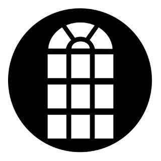 Rosco - 77139 - Aço Padrão Gobo - Janelas, Portas e Persianas | Z-Bombilla