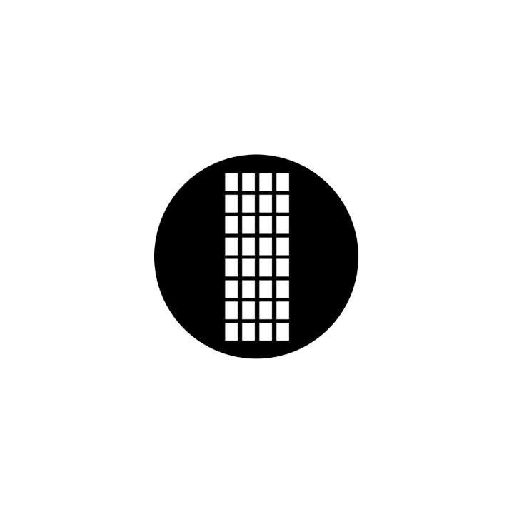 Rosco - 77142 - Standard Steel Gobo - Fenêtres, Portes et Volets | Z-Bombilla