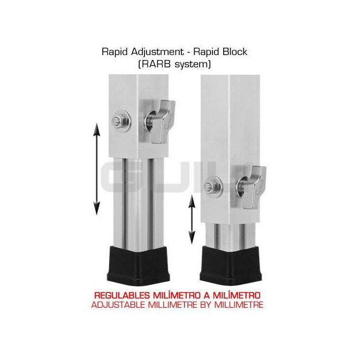 Guil - PTA6-T/60-100 - TAPIS TELESCOPIQUE 60 x 60 mm | Z-Bombilla