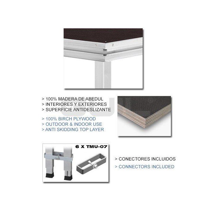 Guil - ECT20-80 - Modular Stairs - Ladder Platform | Z-Bombilla