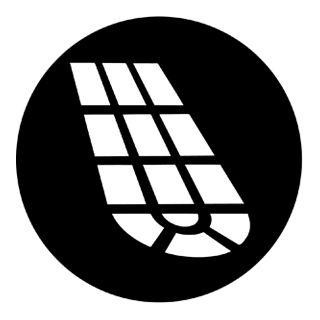 Rosco - 77645 - Aço Padrão Gobo - Janelas, Portas e Persianas | Z-Bombilla