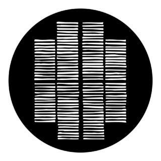 Rosco - 77701 - Aço Padrão Gobo - Janelas, Portas e Persianas | Z-Bombilla