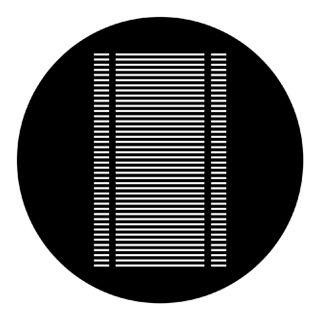 Rosco - 77702 - Aço Padrão Gobo - Janelas, Portas e Persianas | Z-Bombilla