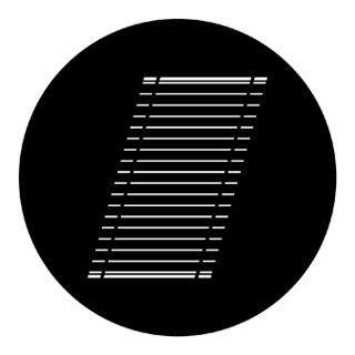 Rosco - 77717 - Aço Padrão Gobo - Janelas, Portas e Persianas | Z-Bombilla