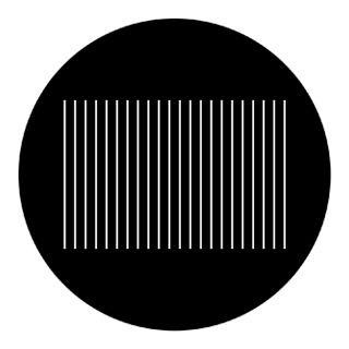 Rosco - 77718 - Aço Padrão Gobo - Janelas, Portas e Persianas | Z-Bombilla