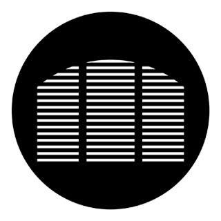 Rosco - 77755 - Aço Padrão Gobo - Janelas, Portas e Persianas | Z-Bombilla