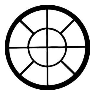 Rosco - 78254 - Standard Steel Gobo - Windows, Doors and Blinds | Z-Bombilla