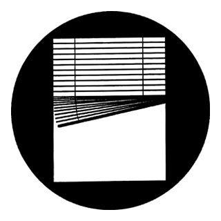 Rosco - 78255 - Standard Steel Gobo - Windows, Doors and Blinds | Z-Bombilla
