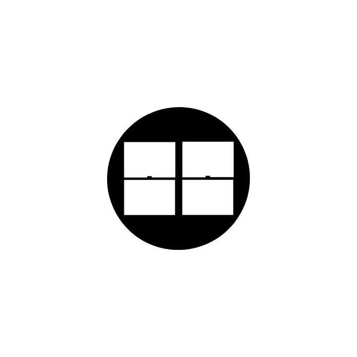 Rosco - 78256 - Aço Padrão Gobo - Janelas, Portas e Persianas | Z-Bombilla