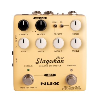 Nux - STAGEMAN FLOOR PREAMP ACUSTICO & - pedali | Z-Bombilla
