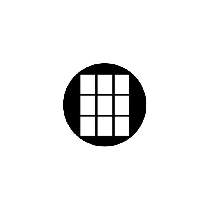 Rosco - 78487 - Standard Steel Gobo - Windows, Doors and Blinds | Z-Bombilla