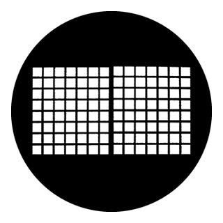 Rosco - 78489 - Standard Steel Gobo - Windows, Doors and Blinds | Z-Bombilla