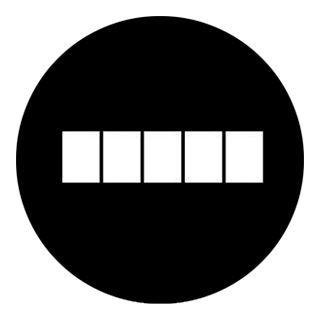 Rosco - 78490 - Standard Steel Gobo - Windows, Doors and Blinds | Z-Bombilla