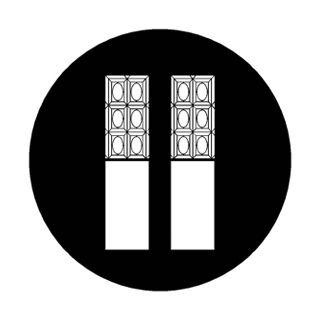 Rosco - 78495 - Aço Padrão Gobo - Janelas, Portas e Persianas | Z-Bombilla