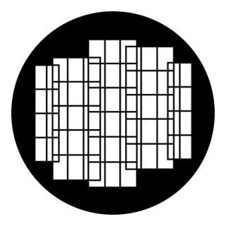 Rosco - 78496 - Aço Padrão Gobo - Janelas, Portas e Persianas | Z-Bombilla