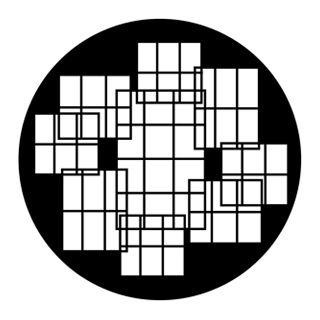 Rosco - 78497 - Aço Padrão Gobo - Janelas, Portas e Persianas | Z-Bombilla