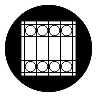 Rosco - 78498 - Aço Padrão Gobo - Janelas, Portas e Persianas | Z-Bombilla