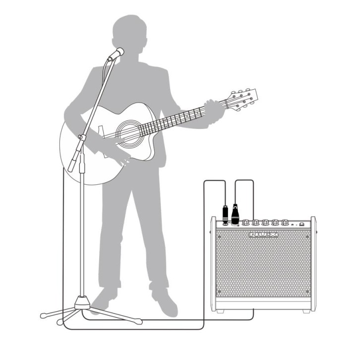 Nux - PERSONAL MONITOR NUX PA-50 - Acoustic amplifier | Z-Bombilla
