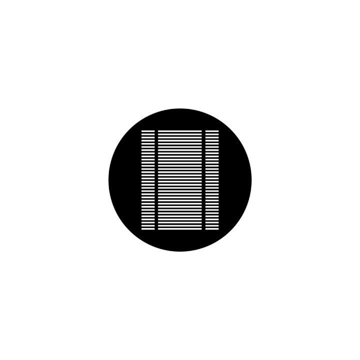 Rosco - 79312 - Aço Padrão Gobo - Janelas, Portas e Persianas | Z-Bombilla