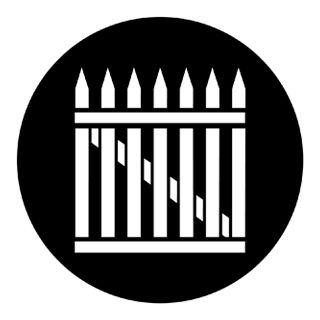 Rosco - 78034 - Aço Padrão Gobo - Fences and Wildlife | Z-Bombilla