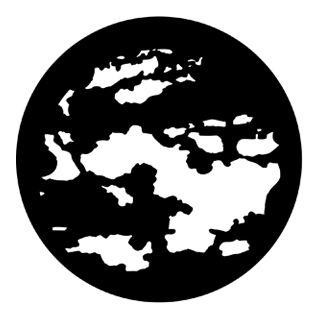 Rosco - 77166 - Aço Padrão Gobo - Nuvens e Sky | Z-Bombilla