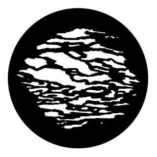 Rosco - 77168 - Aço Padrão Gobo - Nuvens e Sky | Z-Bombilla
