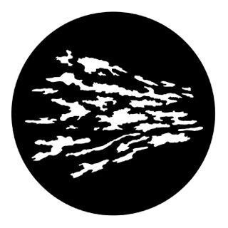 Rosco - 77448 - Aço Padrão Gobo - Nuvens e Sky | Z-Bombilla