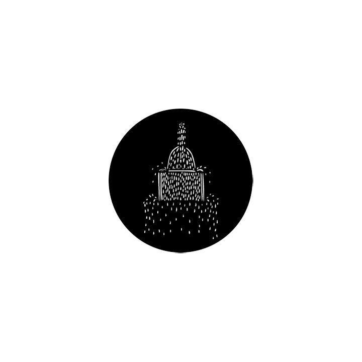 Rosco - 73623 - Aço Padrão Gobo - Água e Sky | Z-Bombilla