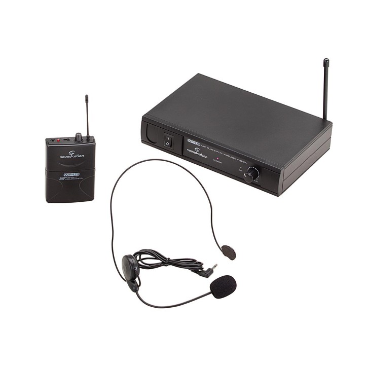 Sound Sation - RADIOMICROFONO UHF SOUNDSATION W - Sistema di fascia / patta wireless | Z-Bombilla
