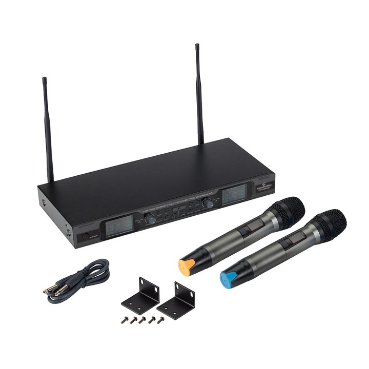 Sound Sation - RADIOMIC. TRUE DIVERSITY UHF DOP - Microfono palmare wireless | Z-Bombilla