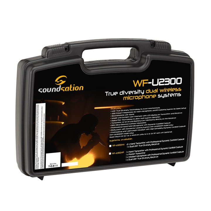 Sound Sation - RADIOMIC. TRUE DIVERSITY UHF DOP - Sistema combinado sem fio | Z-Bombilla