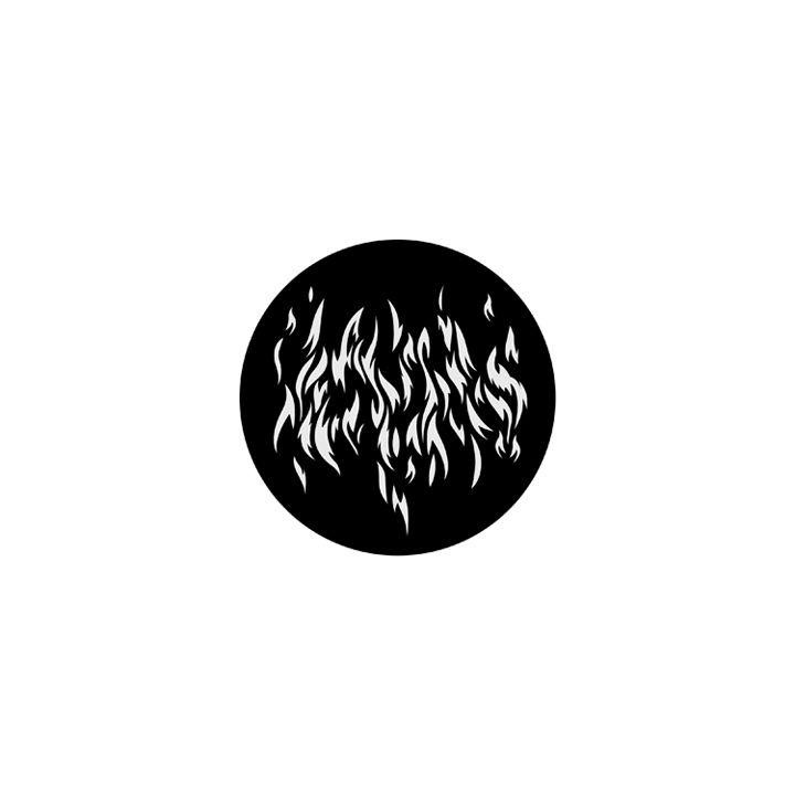 Rosco - 71024 - Standard Acciaio Gobo - Fire and Ice | Z-Bombilla