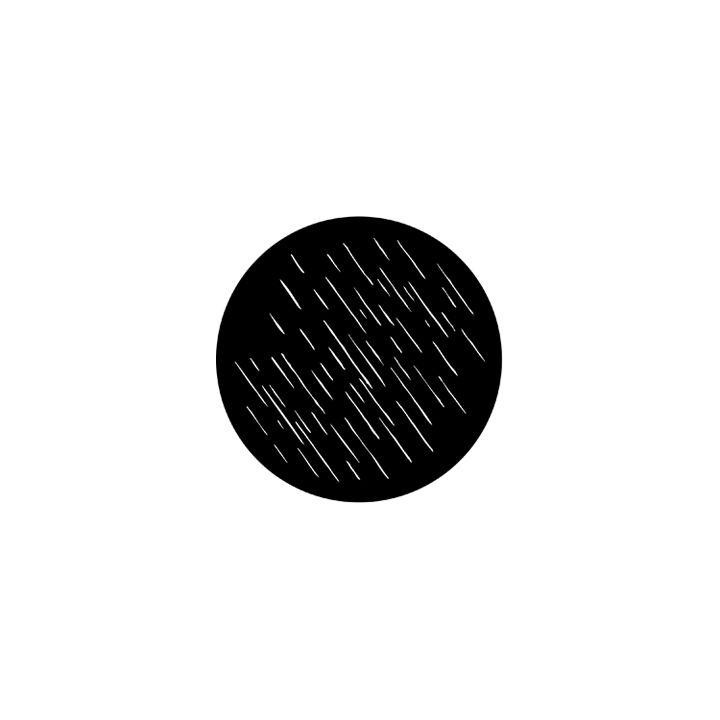 Rosco - 77882 - Standard Steel Gobo - Fire and Ice | Z-Bombilla