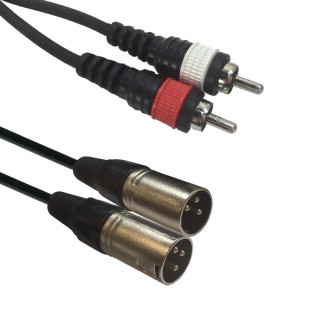 Accu-cable - AC-2XM-2RM/1,5 - Os Cabo de Áudio - Canon - RCA | Z-Bombilla