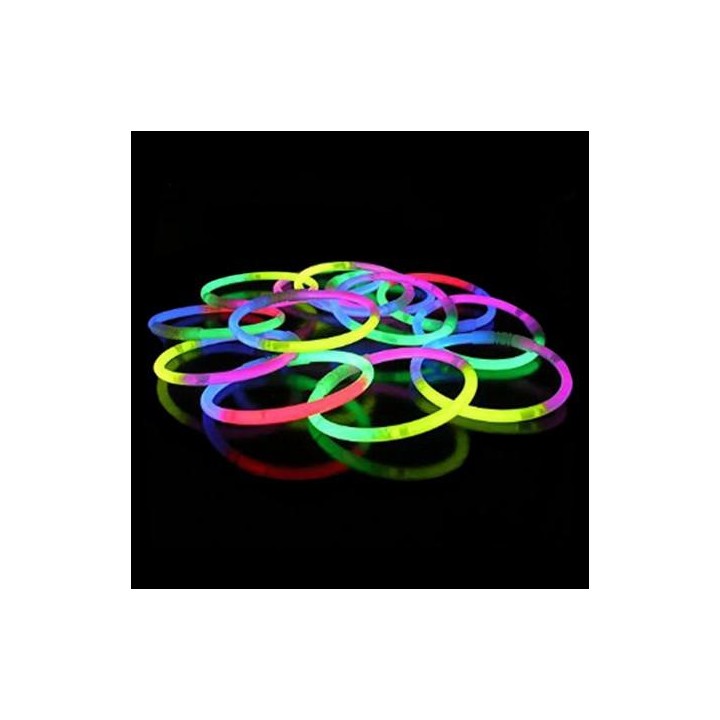 ZB - 100 Pulseras Luminosas Tricolor - Luminoso | Z-Bombilla