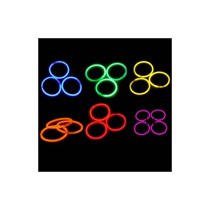 ZB - 100 Pulseras Luminosas Verdes - Luminoso | Z-Bombilla