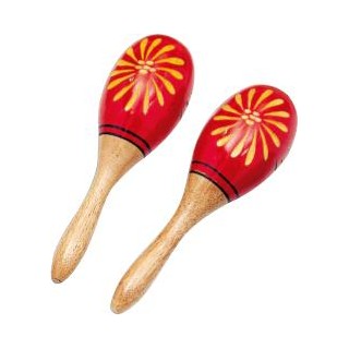 Peace - COPPIA MARACAS IN LEGNO PEACE RH - Vários Percussion | Z-Bombilla
