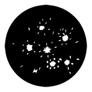 Rosco - 73653 - Aço Padrão Gobo - Celebrações | Z-Bombilla