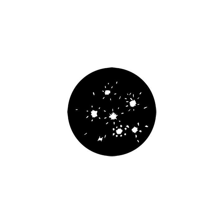 Rosco - 73653 - Standard Acciaio Gobo - Celebrazioni | Z-Bombilla